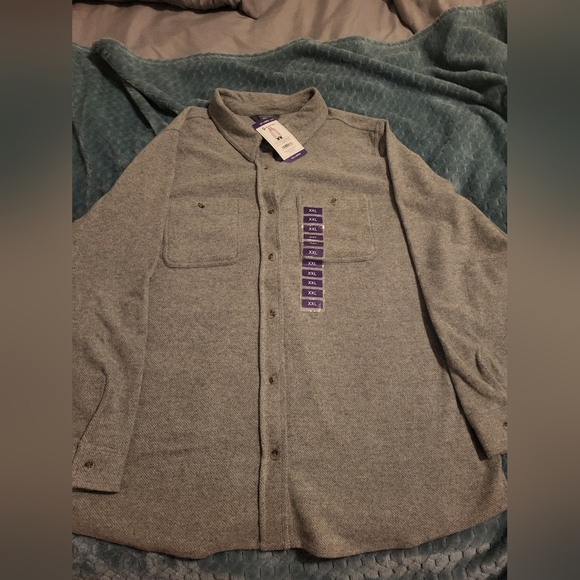 Women's Member's Mark cozy button down Shacket XXL - Picture 5 of 6